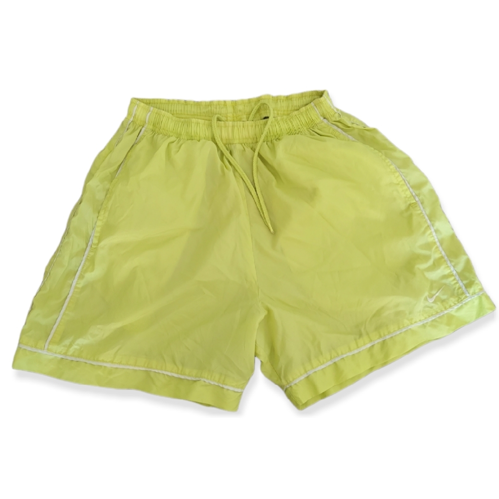 Nike Vintage Neon Green Running Shorts Size M